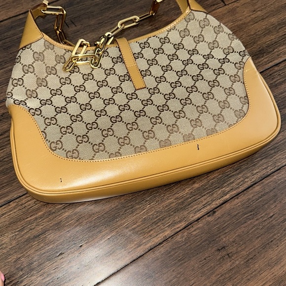 Rare✨Gucci Jackie O 1961 hobo bag GG purse vintage shoulder bag chain strap - Picture 15 of 17